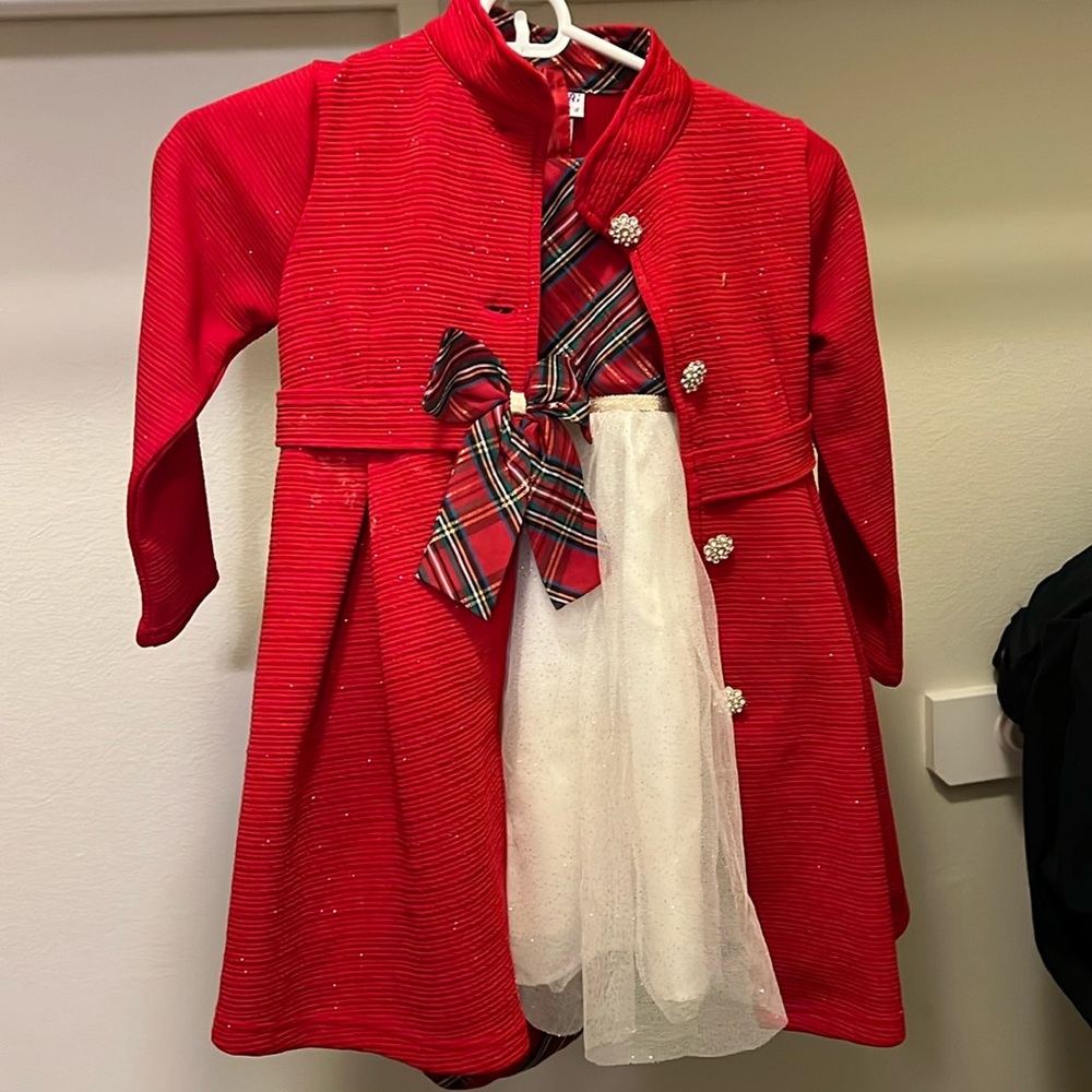 Little girl Christmas outfit